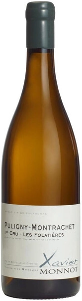Вино Domaine Xavier Monnot, Puligny-Montrachet 1er Cru Les Folatieres AOC, 2022