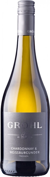 Вино Grohl, Chardonnay & Weissburgunder Trocken, 2023