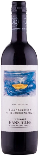 Вино Hans Igler, Blaufrankisch Ried Hochberg, Mittelburgenland DAC, 2014