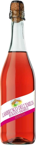 Игристое вино Contri Spumanti, Rialto Rosato Amabile Lambrusco dell'Emilia IGT