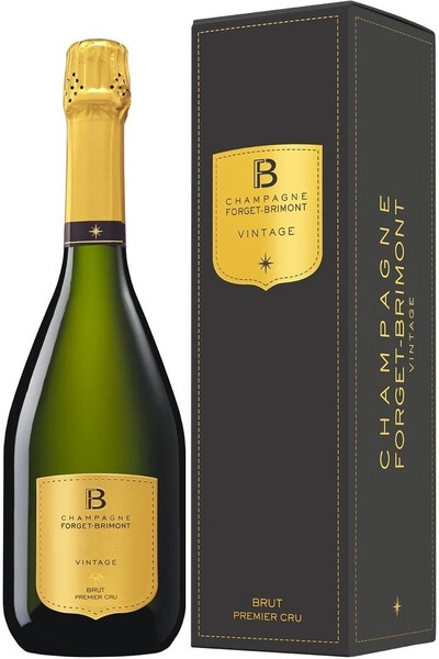 Шампанское Forget-Brimont, Millesime Brut Premier Cru, Champagne AOC, 2014, gift box