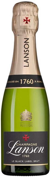 Шампанское Lanson, "Le Black Label" Brut, 200 мл