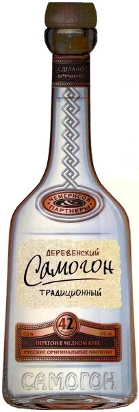 Водка Деревенский Самогон Традиционный, 0.5 л