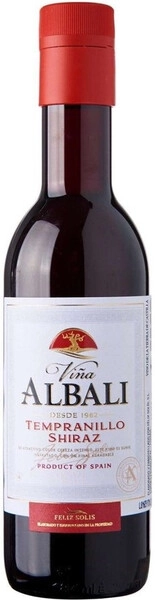 Вино Vina Albali Tempranillo-Shiraz, Valdepenas DO, 2024, PET, 187 мл