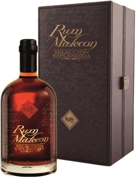 Ром Malecon, Seleccion Esplendida, 1982, leather box, 0.7 л