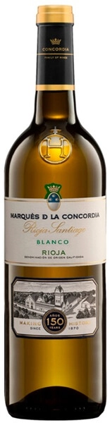 Вино Marques de la Concordia, Rioja Santiago Blanco, Rioja DOC