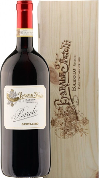 Вино Barale Fratelli, Castellero Barolo DOCG, 2008, wooden box, 1.5 л