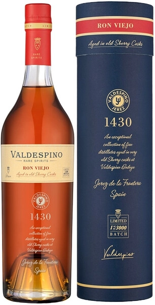 Ром Valdespino, Ron Viejo, in tube, 0.7 л
