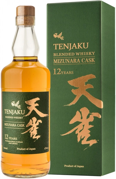 TENJAKU Blended Whisky Mizunara Cask 12 Years 43% 0,7л п/уп
Тенжаку Бленд Виски 12 лет Мидзунара Каск