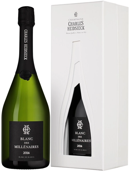 Шампанское Charles Heidsieck, Blanc des Millenaires Blanc de Blancs, Champagne AOC, 2014, gift box