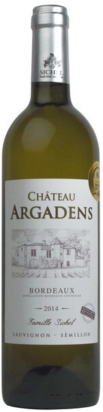 Вино Sichel, Chateau Argadens Blanc, Bordeaux Superieur AOC, 2014