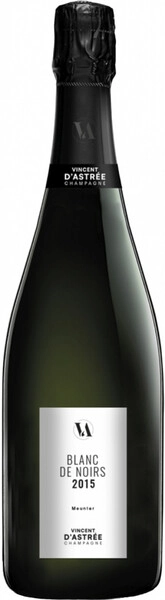 Шампанское Champagne Vincent d'Astree, Blanc de Noirs Brut, 2015