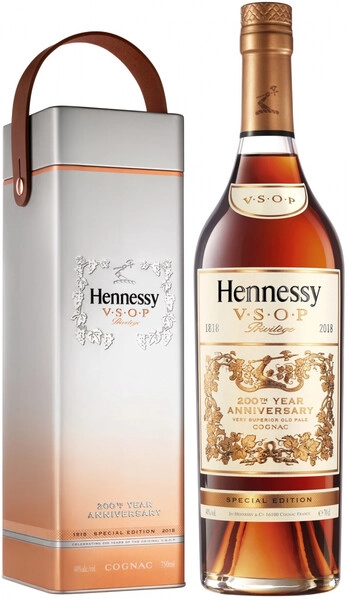 Коньяк Hennessy VSOP 200th Anniversary, gift box, 0.7 л