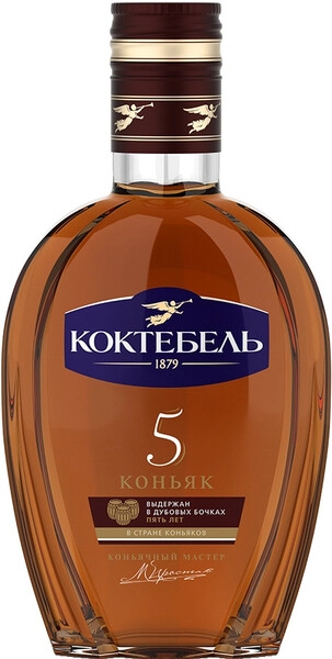 Коньяк Коктебель 5-летний, 250 мл