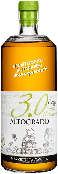 Граппа Mazzetti d'Altavilla, 3.0 Altogrado Riserva, 0.7 л