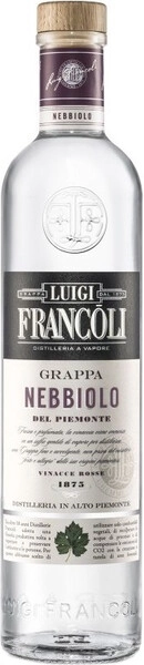 Граппа Luigi Francoli Nebbiolo del Piemonte, 0.7 л