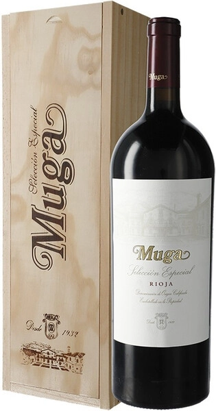 Вино Muga, Reserva Seleccion Especial, Rioja DOC, 2019, wooden box, 3 л