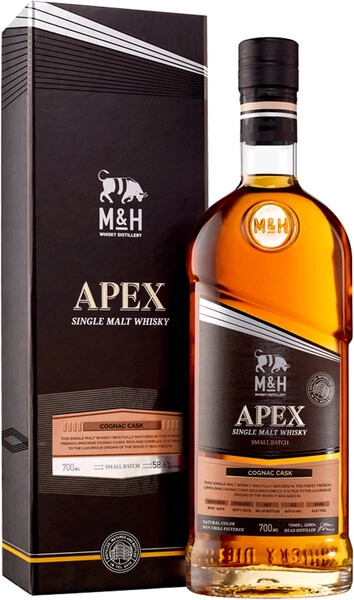 Виски M&H, Apex Cognac Cask, gift box, 0.7 л