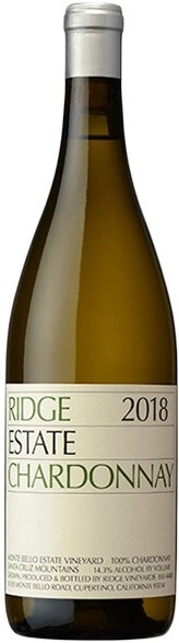 Вино Ridge, Estate Chardonnay, 2018