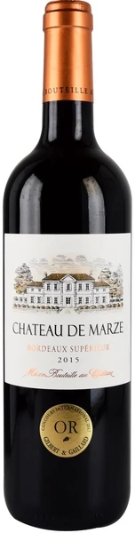 Вино "Chateau de Marze", Bordeaux Superieur AOC, 2015