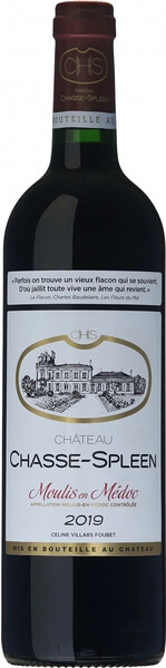 Вино Chateau Chasse-Spleen, Moulis en Medoc AOC Cru Bourgeois, 2019