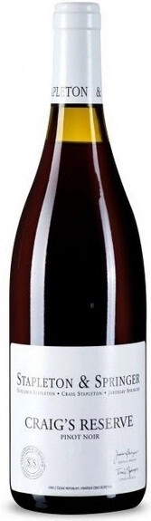 Вино Stapleton-Springer, Craig's Reserve Pinot Noir, 2016