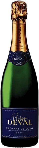 Игристое вино Philippe Deval Brut, Cremant de Loire AOC