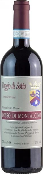 Вино Poggio di Sotto, Rosso di Montalcino DOC, 2021