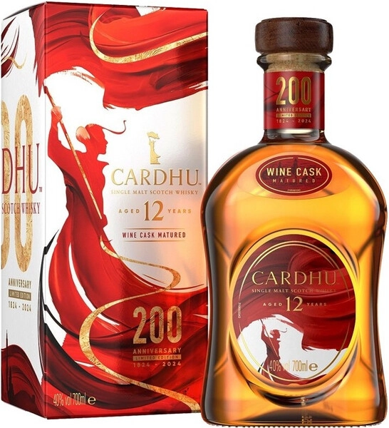 Виски Cardhu 12 Years Old 200th Anniversary, gift box, 0.7 л