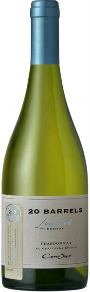 Вино Cono Sur, 20 Barrels Chardonnay, Limited Edition, Casablanca Valley DO, 2021