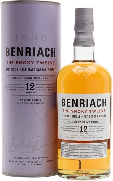 Виски Benriach The Smoky Twelve, in tube, 0.7 л