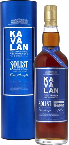 Виски Kavalan, "Solist" Vinho Barrique (59,4%), in tube, 0.7 л