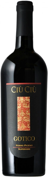 Вино Ciu Ciu, Gotico Rosso Piceno Superiore DOP, 1.5 л