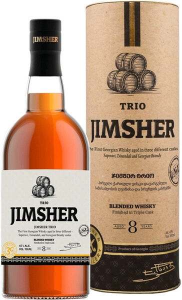 Виски Jimsher Trio, in tube, 0.7 л