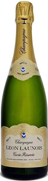 Шампанское Leon Launois, Cuvee Reservee Brut Blanc, Champagne AOC