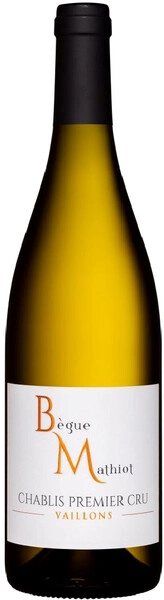 Вино Domaine Begue Mathiot, Chablis 1-er Cru Vaillons AOC, 2022