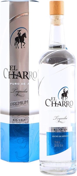 Текила El Charro Premium Silver, gift box, 0.75 л