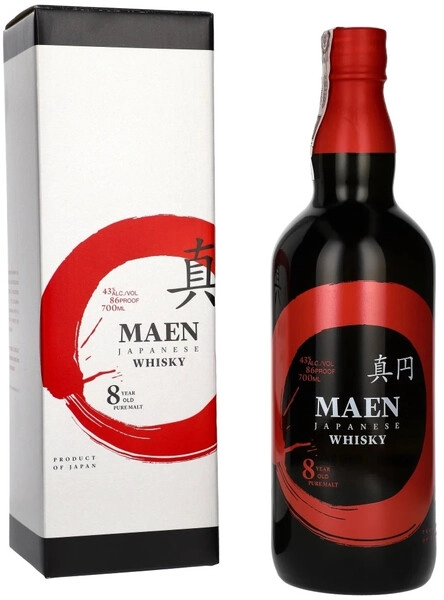 Виски Maen Japanese Whisky 8 Year Old, gift box, 0.7 л