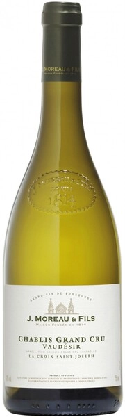 Вино J.Moreau & Fils, Chablis Grand Cru Vaudesir AOC, 2010