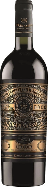 Вино Gran Sasso, Alta Quota Montepulciano d'Abruzzo, Colline Teramane DOCG, 2015