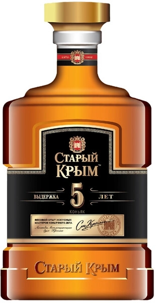 Коньяк Старый Крым 5-летний, 0.5 л