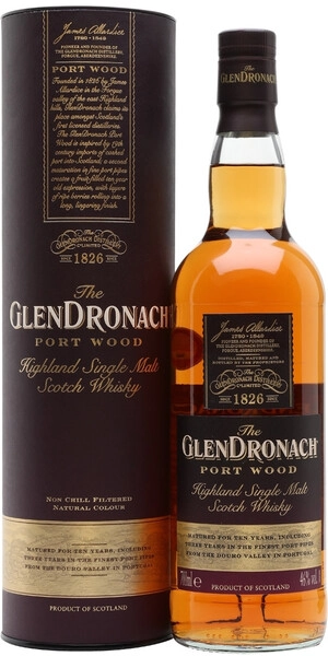 Виски Glendronach, Port Wood, in tube, 0.7 л