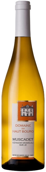 Вино Domaine du Haut Bourg, Muscadet Cotes de Grandlieu sur Lie, 2023