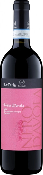 Вино CVA Canicatti, La Ferla Nero d'Avola, Sicilia DOC, 2021
