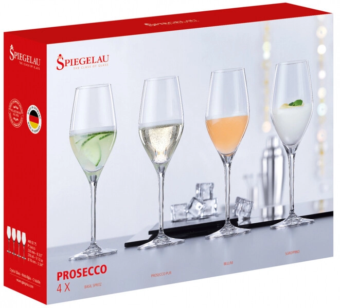 Бокалы Spiegelau, Special Glasses, Prosecco, set of 4 pcs, 270 мл
