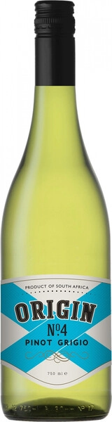 Вино Origin №4 Pinot Grigio, Western Cape WO, 2023