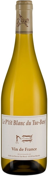 Вино Clos du Tue-Boeuf, Le P'tit Blanc du Tue-Boef VDF, 2017