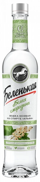 Водка "Беленькая" Белая Смородина Альфа, 0.5 л