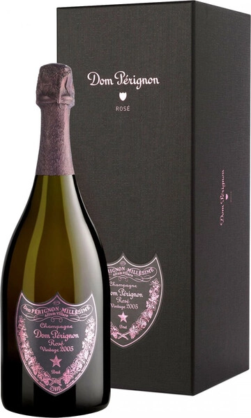 Шампанское Dom Perignon, Rose Vintage 2005 Brut, gift box