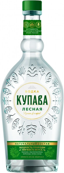 Водка Купава Лесная, 0.5 л